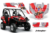 UTV Graphics Kit SXS Decal Sticker Wrap For Can-Am Commander 800 1000 TBOMBER RED