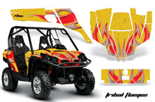 Load image into Gallery viewer, UTV Graphics Kit SXS Decal Sticker Wrap For Can-Am Commander 800 1000 TRIBAL RED YELLOW-atv motorcycle utv parts accessories gear helmets jackets gloves pantsAll Terrain Depot