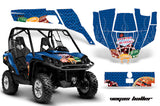 UTV Graphics Kit SXS Decal Sticker Wrap For Can-Am Commander 800 1000 VEGAS BLUE