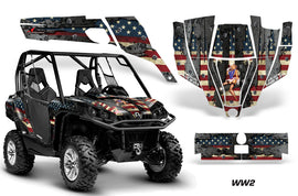 UTV Graphics Kit SXS Decal Sticker Wrap For Can-Am Commander 800 1000 WW2 BOMBER-atv motorcycle utv parts accessories gear helmets jackets gloves pantsAll Terrain Depot
