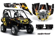 Load image into Gallery viewer, UTV Graphics Kit SXS Decal Sticker Wrap For Can-Am Commander 800 1000 MOTORHEAD BLACK-atv motorcycle utv parts accessories gear helmets jackets gloves pantsAll Terrain Depot