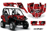 UTV Graphics Kit SXS Decal Sticker Wrap For Can-Am Commander 800 1000 NORTHSTAR RED