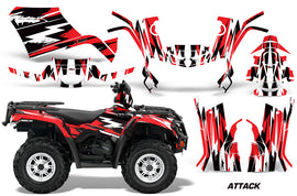 ATV Graphics Kit Decal Sticker Wrap For Can-Am Outlander 400 2009-2014 ATTACK RED-atv motorcycle utv parts accessories gear helmets jackets gloves pantsAll Terrain Depot