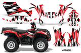 ATV Graphics Kit Decal Sticker Wrap For Can-Am Outlander 400 2009-2014 ATTACK RED