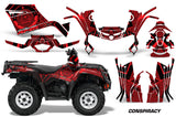 ATV Graphics Kit Decal Sticker Wrap For Can-Am Outlander 400 2009-2014 CONSPIRACY RED