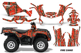 ATV Graphics Kit Decal Sticker Wrap For Can-Am Outlander 400 2009-2014 FIRE CAMO-atv motorcycle utv parts accessories gear helmets jackets gloves pantsAll Terrain Depot