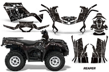 Load image into Gallery viewer, ATV Graphics Kit Decal Sticker Wrap For Can-Am Outlander 400 2009-2014 REAPER BLACK-atv motorcycle utv parts accessories gear helmets jackets gloves pantsAll Terrain Depot