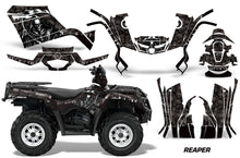 Load image into Gallery viewer, ATV Graphics Kit Decal Sticker Wrap For Can-Am Outlander 400 2009-2014 REAPER BLACK-atv motorcycle utv parts accessories gear helmets jackets gloves pantsAll Terrain Depot