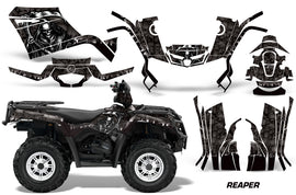 ATV Graphics Kit Decal Sticker Wrap For Can-Am Outlander 400 2009-2014 REAPER BLACK-atv motorcycle utv parts accessories gear helmets jackets gloves pantsAll Terrain Depot