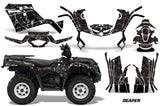 ATV Graphics Kit Decal Sticker Wrap For Can-Am Outlander 400 2009-2014 REAPER BLACK