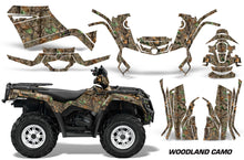 Load image into Gallery viewer, ATV Graphics Kit Decal Sticker Wrap For Can-Am Outlander 400 2009-2014 WOODLAND CAMO-atv motorcycle utv parts accessories gear helmets jackets gloves pantsAll Terrain Depot
