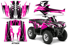 Load image into Gallery viewer, ATV Graphics Kit Decal Sticker Wrap For Can-Am Outlander-L 2014-2015 ATTACK PINK-atv motorcycle utv parts accessories gear helmets jackets gloves pantsAll Terrain Depot