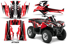 Load image into Gallery viewer, ATV Graphics Kit Decal Sticker Wrap For Can-Am Outlander-L 2014-2015 ATTACK RED-atv motorcycle utv parts accessories gear helmets jackets gloves pantsAll Terrain Depot