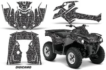 Load image into Gallery viewer, ATV Graphics Kit Decal Sticker Wrap For Can-Am Outlander-L 2014-2015 DIGICAMO BLACK-atv motorcycle utv parts accessories gear helmets jackets gloves pantsAll Terrain Depot