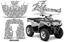 Load image into Gallery viewer, ATV Graphics Kit Decal Sticker Wrap For Can-Am Outlander-L 2014-2015 DIGICAMO WHITE-atv motorcycle utv parts accessories gear helmets jackets gloves pantsAll Terrain Depot
