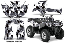Load image into Gallery viewer, ATV Graphics Kit Decal Sticker Wrap For Can-Am Outlander-L 2014-2015 SPECIAL FORCES SILVER-atv motorcycle utv parts accessories gear helmets jackets gloves pantsAll Terrain Depot
