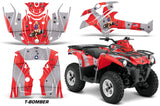 ATV Graphics Kit Decal Sticker Wrap For Can-Am Outlander-L 2014-2015 TBOMBER RED