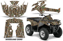 Load image into Gallery viewer, ATV Graphics Kit Decal Sticker Wrap For Can-Am Outlander-L 2014-2015 WOODLAND CAMO-atv motorcycle utv parts accessories gear helmets jackets gloves pantsAll Terrain Depot