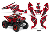 ATV Decal Graphics Kit Quad Wrap For Can-Am Renegade 500 X/R 800X/R 1000 BENT RED