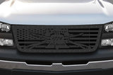 1 Piece Steel Grille for Chevy Silverado - LIBERTY OR DEATH