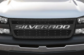 1 Piece Steel Grille for Chevy Silverado - SILVERADO with STAINLESS STEEL UNDERLAY-atv motorcycle utv parts accessories gear helmets jackets gloves pantsAll Terrain Depot