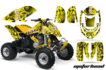 Load image into Gallery viewer, ATV Graphics Kit Decal Quad Wrap For Can-Am Bombardier DS650 DS 650 MOTO MANDY YELLOW-atv motorcycle utv parts accessories gear helmets jackets gloves pantsAll Terrain Depot