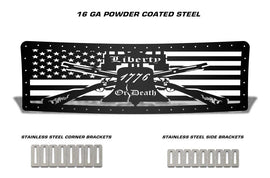 1 Piece Steel Grille for Ford F150 Lariat 2009-2012 - LIBERTY OR DEATH-atv motorcycle utv parts accessories gear helmets jackets gloves pantsAll Terrain Depot