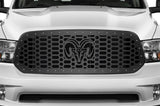 1 Piece Steel Grille for Dodge Ram 1500 2013-2018 - RAM HEAD