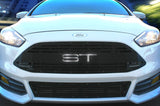 1 Piece Steel Main + Bumper Grilles for Ford Focus 2015-2018 - ST w/ Stainless Steel Underlay