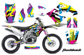 Dirt Bike Decal Graphics Kit Sticker Wrap For Kawasaki KXF450 2009-2011 FLASHBACK-atv motorcycle utv parts accessories gear helmets jackets gloves pantsAll Terrain Depot