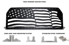 Load image into Gallery viewer, 1 Piece Steel Grille for Ford F150 2015-2017 - AMERICAN FLAG WAVE-atv motorcycle utv parts accessories gear helmets jackets gloves pantsAll Terrain Depot