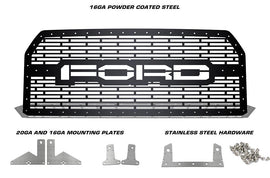 1 Piece Steel Grille for Ford F150 2015-2017 - FORD-atv motorcycle utv parts accessories gear helmets jackets gloves pantsAll Terrain Depot