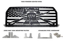 Load image into Gallery viewer, 1 Piece Steel Grille for Ford F150 2015-2017 - LIBERTY OR DEATH-atv motorcycle utv parts accessories gear helmets jackets gloves pantsAll Terrain Depot