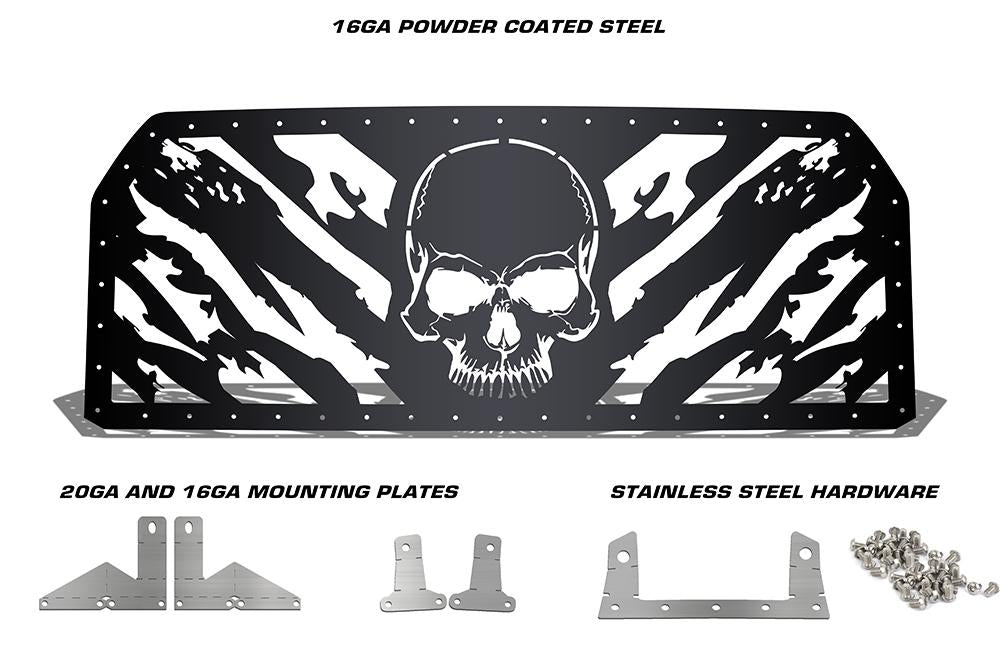 1 Piece Steel Grille for Ford F150 2015-2017 - NIGHTMARE-atv motorcycle utv parts accessories gear helmets jackets gloves pantsAll Terrain Depot