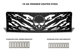 1 Piece Steel Grille for Ford F150 Lariat 2009-2012 - NIGHTMARE-atv motorcycle utv parts accessories gear helmets jackets gloves pantsAll Terrain Depot