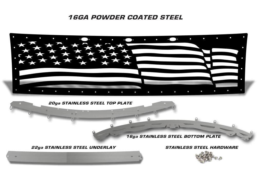 1 Piece Steel Grille for Ford Raptor SVT 2010-2014 - AMERICA WAVE-atv motorcycle utv parts accessories gear helmets jackets gloves pantsAll Terrain Depot