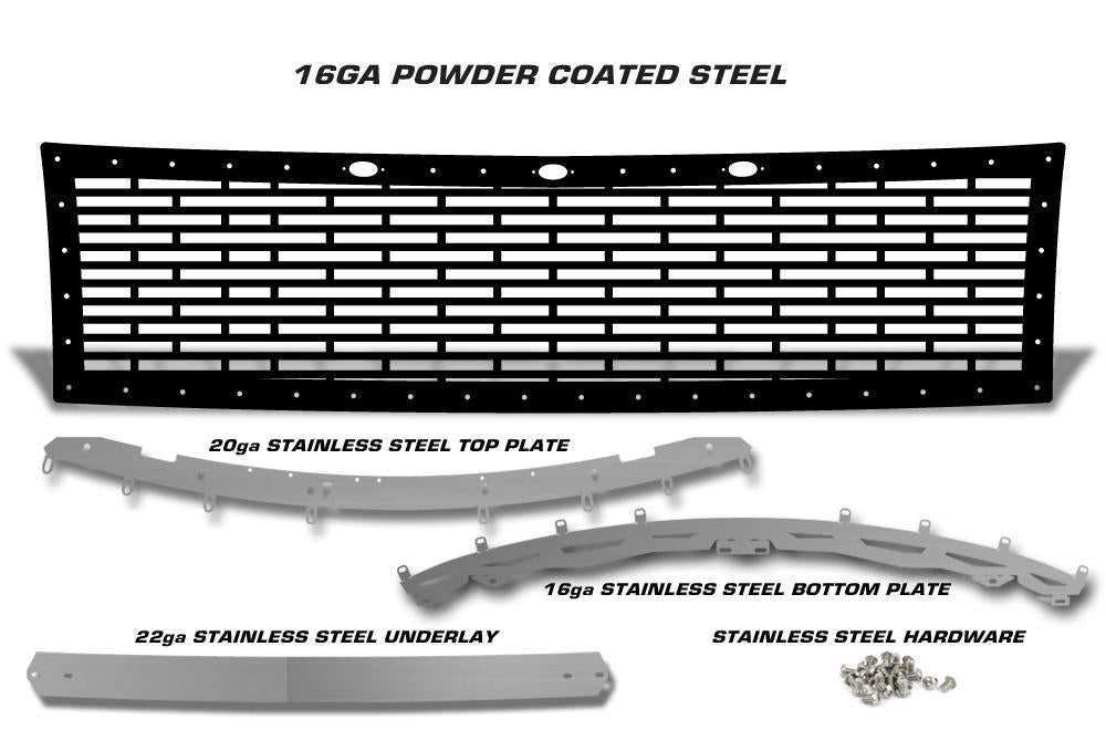 1 Piece Steel Grille for Ford Raptor SVT 2010-2014 - BRICKS-atv motorcycle utv parts accessories gear helmets jackets gloves pantsAll Terrain Depot