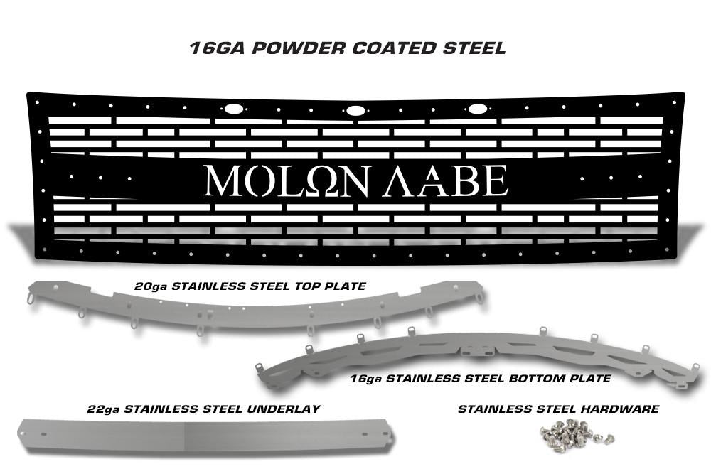 1 Piece Steel Grille for Ford Raptor SVT 2010-2014 - MOLON LABE BRICKS-atv motorcycle utv parts accessories gear helmets jackets gloves pantsAll Terrain Depot