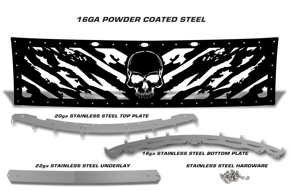 1 Piece Steel Grille for Ford Raptor SVT 2010-2014 - NIGHTMARE-atv motorcycle utv parts accessories gear helmets jackets gloves pantsAll Terrain Depot