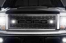 Load image into Gallery viewer, 1 Piece Steel Grille for Ford F150 2009-2014 - FORD + LED Light Pods-atv motorcycle utv parts accessories gear helmets jackets gloves pantsAll Terrain Depot