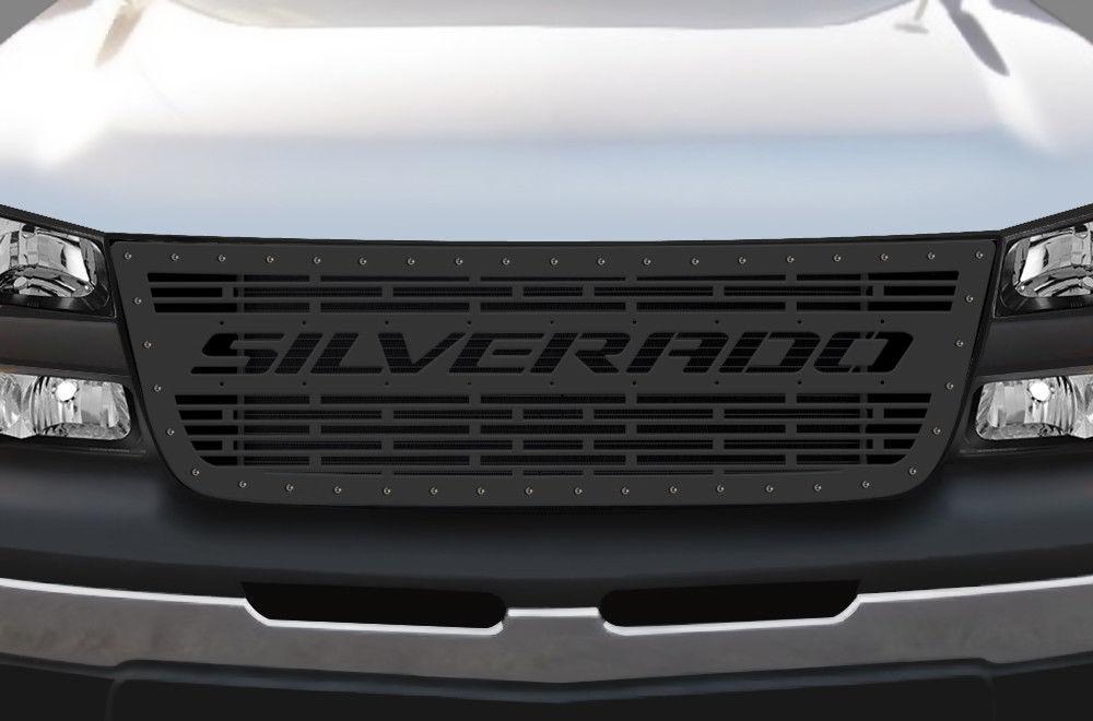 1 Piece Steel Grille for Chevy Silverado - SILVERADO-atv motorcycle utv parts accessories gear helmets jackets gloves pantsAll Terrain Depot