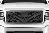 1 Piece Steel Grille for GMC Sierra & Sierra Denali 2014-2015 - NIGHTMARE