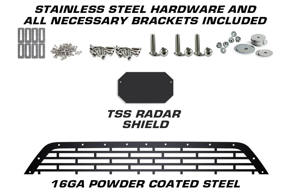 1 Piece Steel Pro Style Grille for Toyota Tacoma 2018 - WAVY AMERICAN FLAG-atv motorcycle utv parts accessories gear helmets jackets gloves pantsAll Terrain Depot