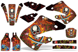 Dirt Bike Graphics Kit Decal Wrap For Honda CR125 1998-1999 CR250 1997-1999 EDHP RED-atv motorcycle utv parts accessories gear helmets jackets gloves pantsAll Terrain Depot