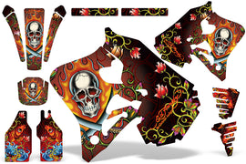 Dirt Bike Graphics Kit Decal Wrap For Honda CR125 1995-1997 CR250 1995-1996 EDHP RED-atv motorcycle utv parts accessories gear helmets jackets gloves pantsAll Terrain Depot