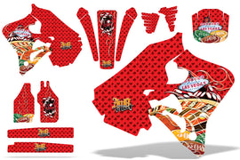 Dirt Bike Graphics Kit Decal Wrap For Honda CR125 1995-1997 CR250 1995-1996 VEGAS RED-atv motorcycle utv parts accessories gear helmets jackets gloves pantsAll Terrain Depot