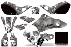 Dirt Bike Graphics Kit Decal Wrap For Honda CR125 1998-1999 CR250 1997-1999 BONES SILVER-atv motorcycle utv parts accessories gear helmets jackets gloves pantsAll Terrain Depot