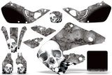 Dirt Bike Graphics Kit Decal Wrap For Honda CR125 1998-1999 CR250 1997-1999 BONES SILVER