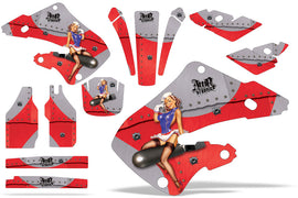 Dirt Bike Graphics Kit Decal Wrap For Honda CR125 1998-1999 CR250 1997-1999 TBOMBER RED-atv motorcycle utv parts accessories gear helmets jackets gloves pantsAll Terrain Depot