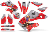 Dirt Bike Graphics Kit Decal Wrap For Honda CR125 1998-1999 CR250 1997-1999 TBOMBER RED